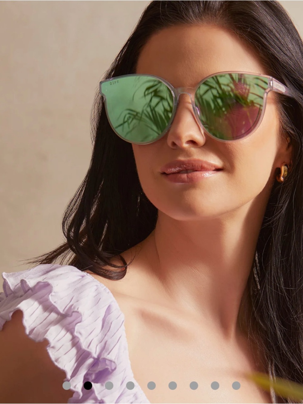 DIFF Gemma mirrored sunglasses - Picture 4 of 4